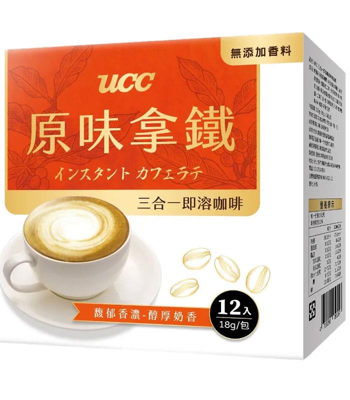 Japanese snacks 日本零食館 - UCC 3合1珈琲 原味拿鐵  - 12入