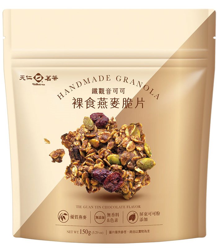 MyHuo Recommended Snacks 買貨推薦零食 - 天仁茗茶 鐵觀音可可裸食燕麥脆片  - 150g