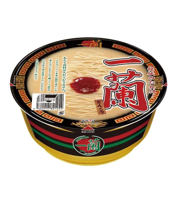 Japanese snacks 日本零食館 - 日本一蘭拉麵豚骨碗麵  - 128g
