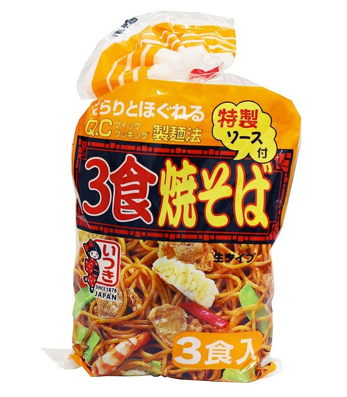 Japanese snacks 日本零食館 - ITSUKI 特製燒炒麵(附炒麵醬)  - 170gx3