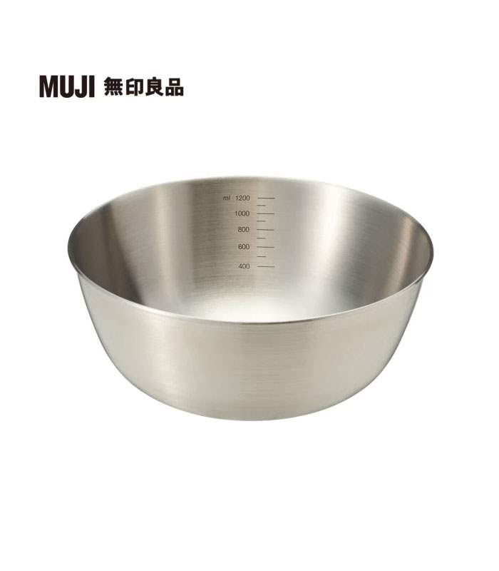 MUJI 無印良品 - 不鏽鋼碗 - M/19cm - 1入