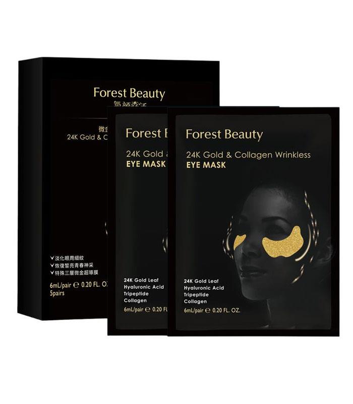 MYHUO Sundries 買貨小東西 - Forest Beauty 氧顏森活 微金超導彈力胜肽眼膜  - 5入