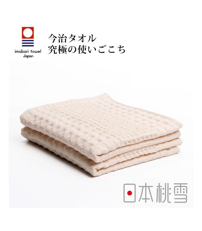 MYHUO LifeStyle 買貨生活 - 日本桃雪 日本製原裝進口今治鬆餅毛巾超值兩件組  - 2入