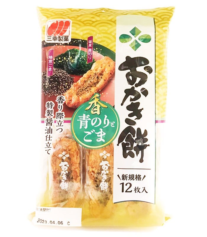 Japanese snacks 日本零食館 - 三幸製果 海苔芝麻風味米果  - 90g