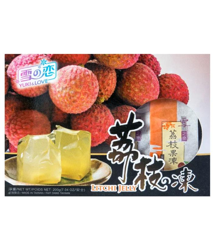 MyHuo Recommended Snacks 買貨推薦零食 - 雪之戀  荔枝果凍  - 10入