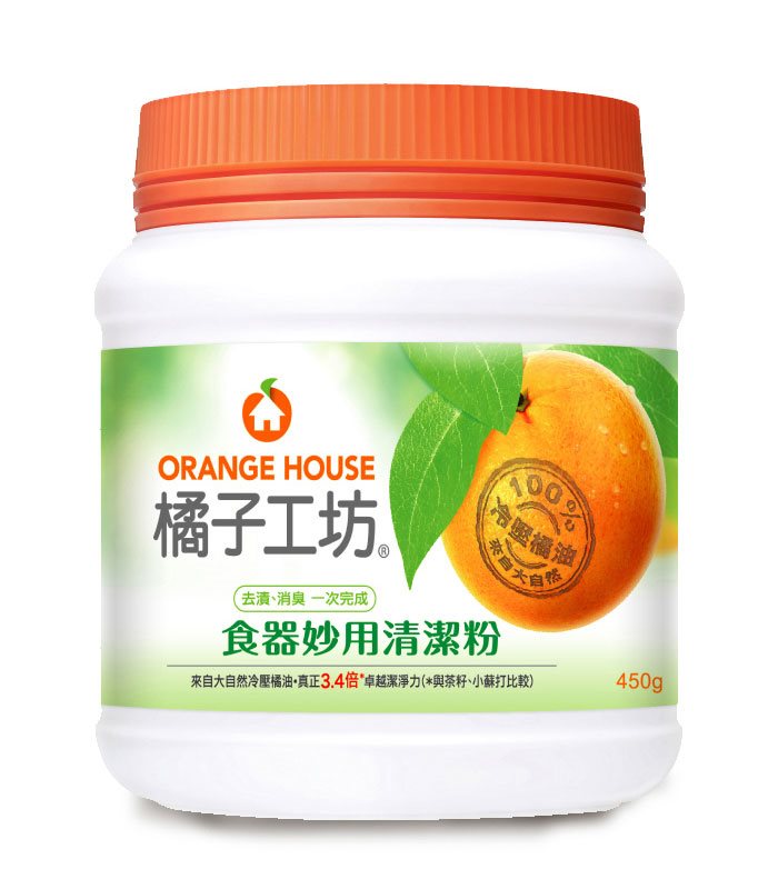 MYHUO LifeStyle 買貨生活 - 橘子工坊 食器妙用清潔粉  - 450g