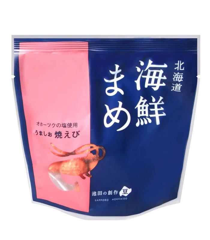 MyHuo Recommended Snacks 買貨推薦零食 - 池田 烤蝦風味豆-鹽味  - 55g