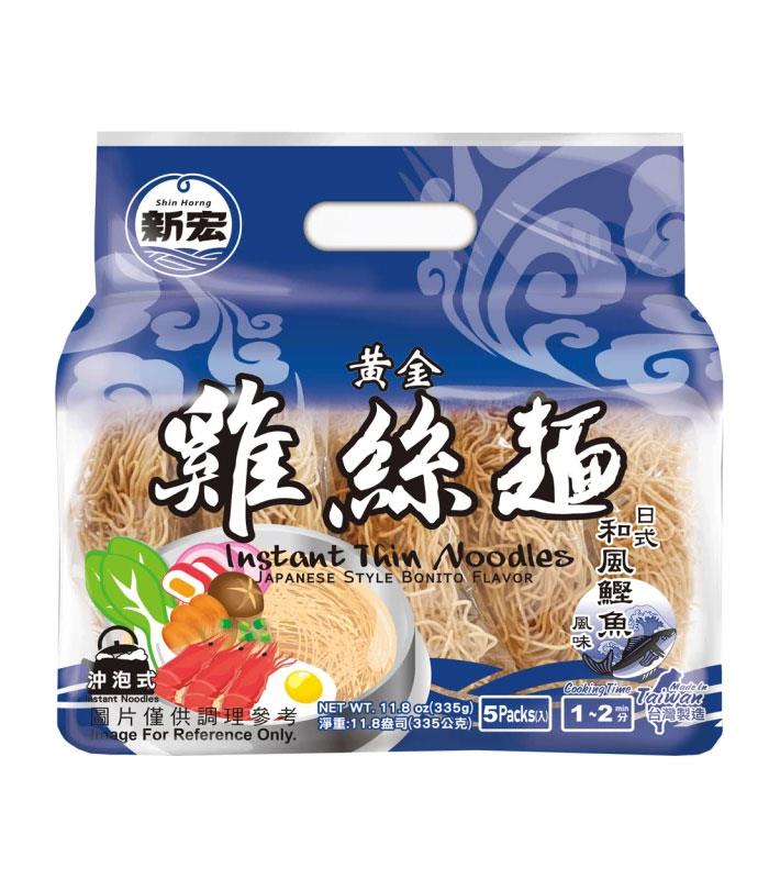 MyHuo Recommended Snacks 買貨推薦零食 - 新宏 黃金雞絲麵 - 5入