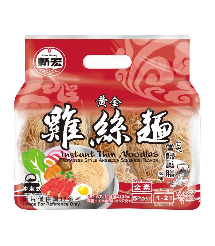 MyHuo Recommended Snacks 買貨推薦零食 - 新宏 黃金雞絲麵 - 5入