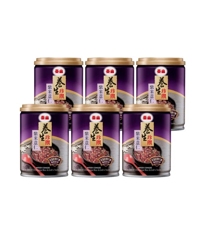 MyHuo Recommended Snacks 買貨推薦零食 - 泰山 養生珍饌紫米薏仁粥  - 6入