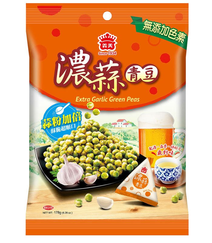 義美 - 濃蒜青豆  - 178g