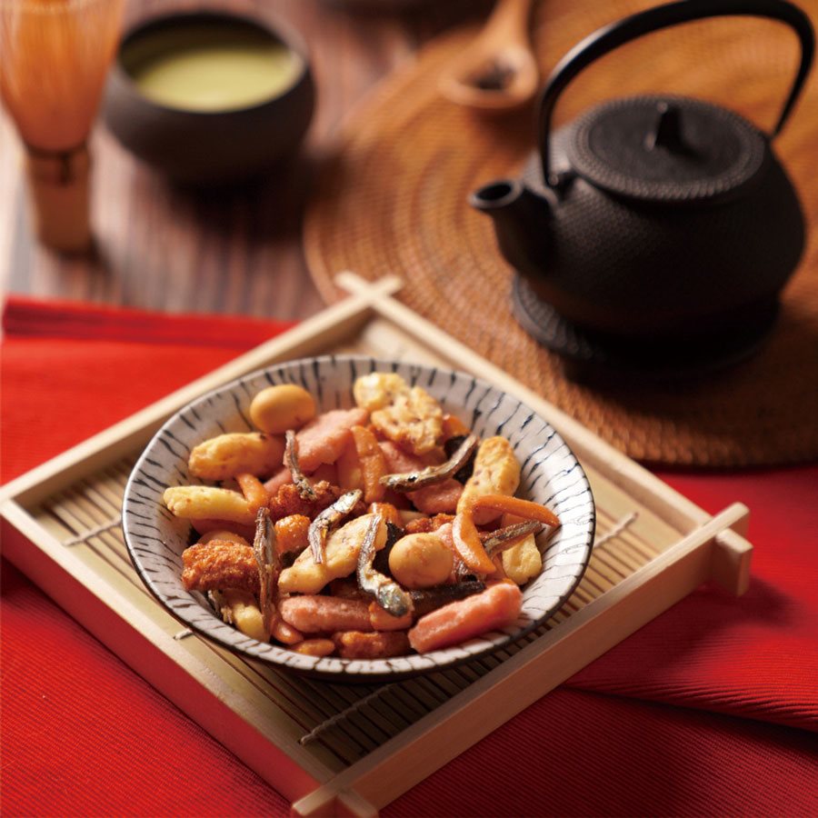 Japanese snacks 日本零食館 - 江戶 8種類綜合米果分享包  - 12入