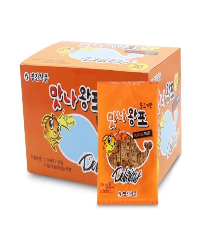 MyHuo Recommended Snacks 買貨推薦零食 - 香烤魚片 BBQ風味 香魚片  - 1盒