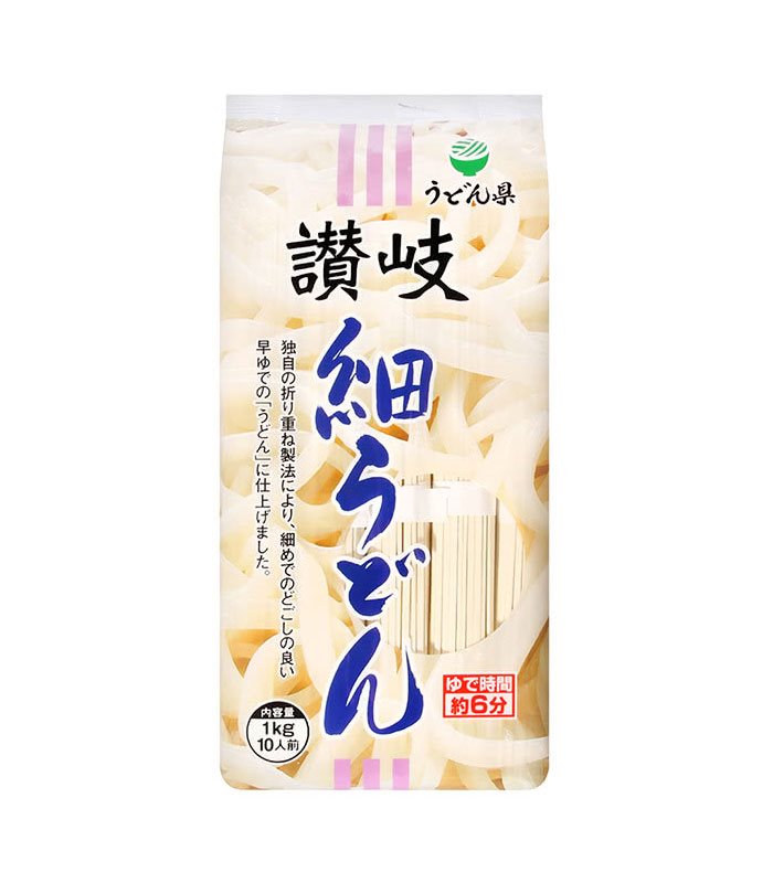 MyHuo Recommended Snacks 買貨推薦零食 - 讚岐本舖 讚岐細烏龍麵  - 1000g