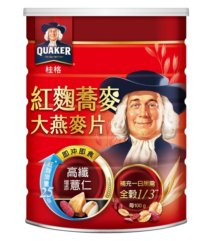 QUAKER 桂格 - 紅麴蕎麥健康大燕麥片  - 700g