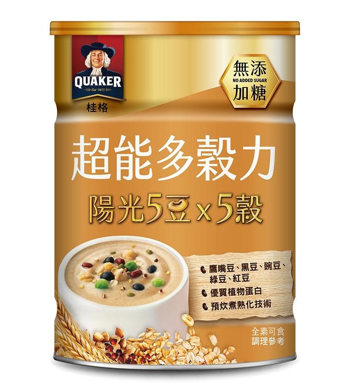 QUAKER 桂格 - 超能多穀力 - 陽光5豆x5穀(無糖) - 390g