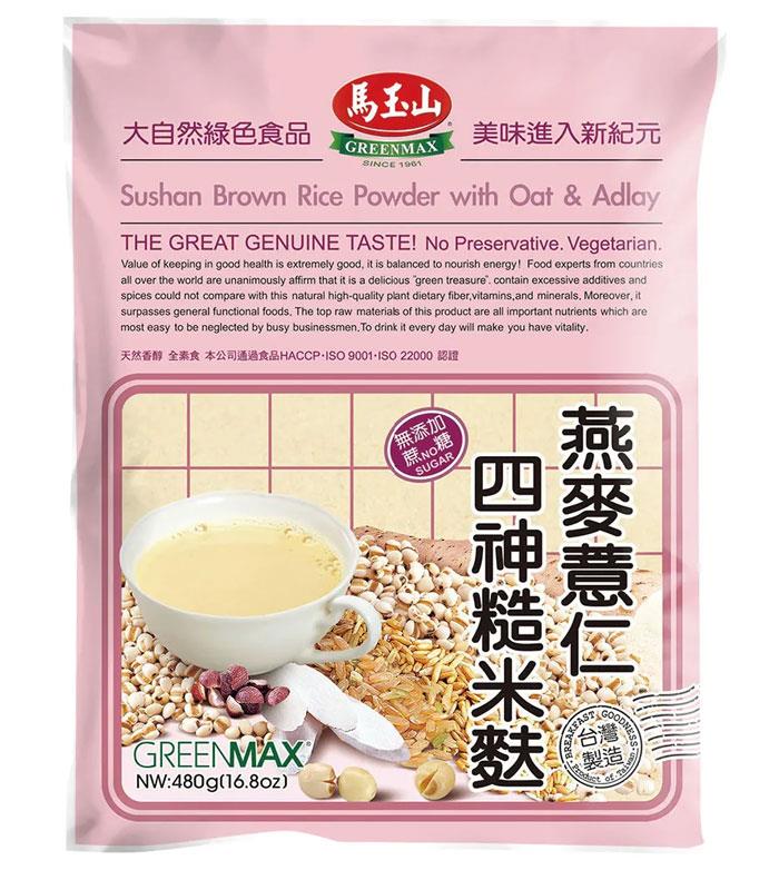 馬玉山 - 燕麥薏仁四神糙米麩  - 480g