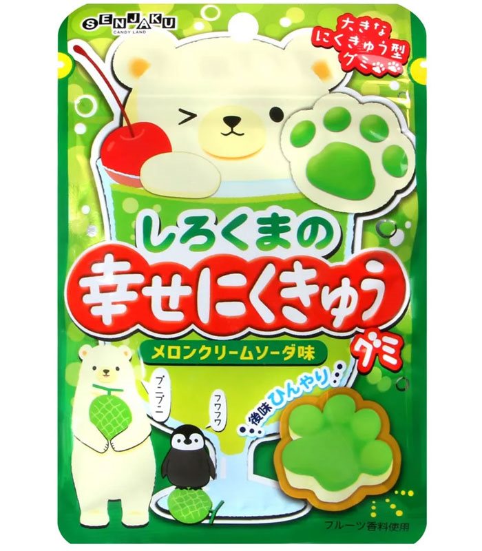 Japanese snacks 日本零食館 - 幸福QQ軟糖-哈密瓜汽水風味  - 32g