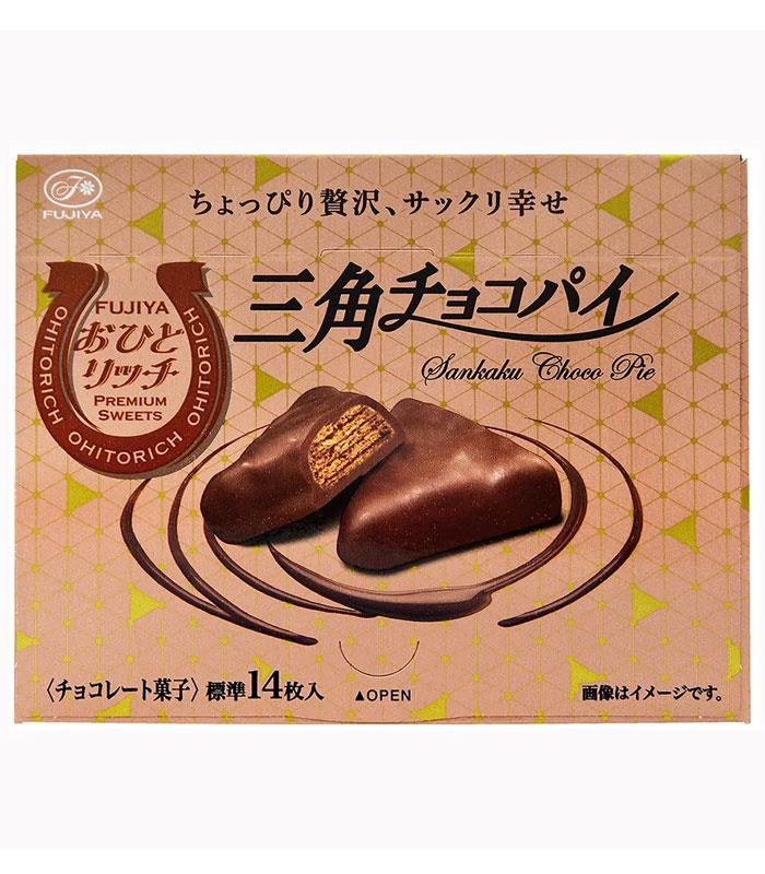 不二家 - 濃厚三角可可派  - 74g
