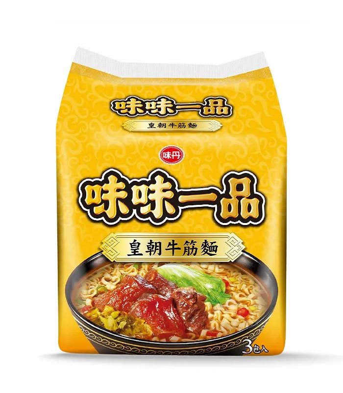 湯 / 乾拌麵 - 味味一品 皇朝牛筋麵  - 3入