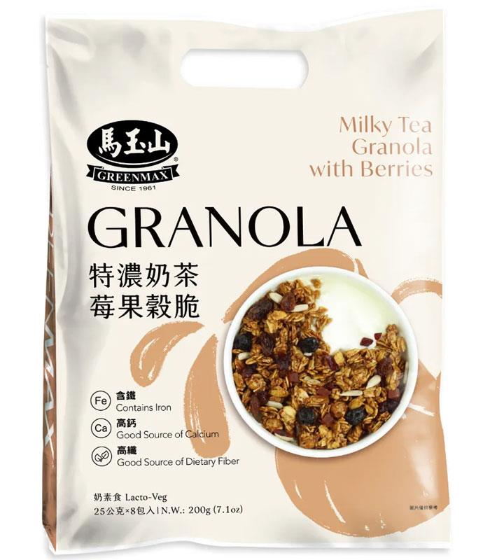 馬玉山 - 特濃奶茶莓果穀脆  - 8入