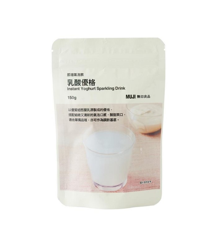 MUJI 無印良品 - 即溶氣泡飲/乳酸優格  - 150g