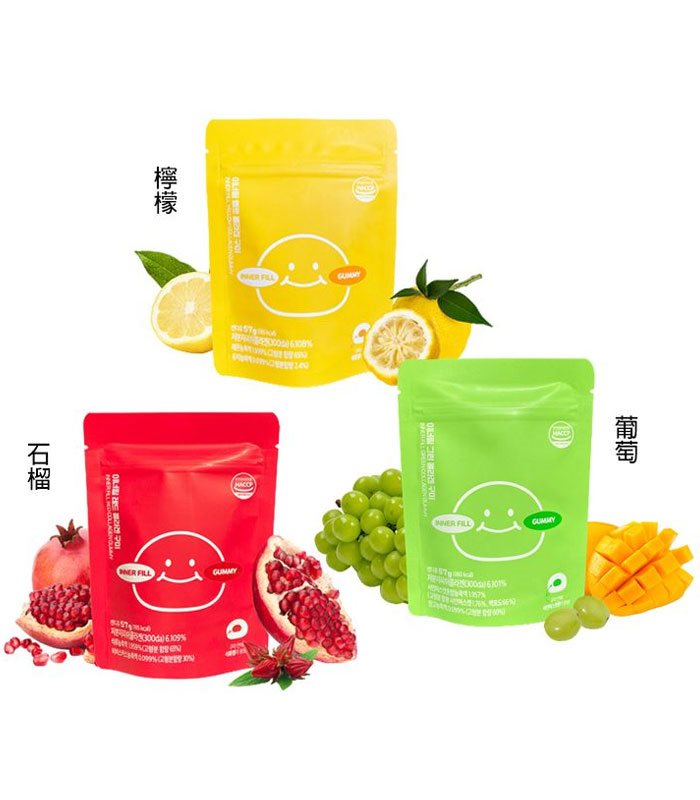 MyHuo Recommended Snacks 買貨推薦零食 - INNER FILL 膠原蛋白軟糖 - 57g