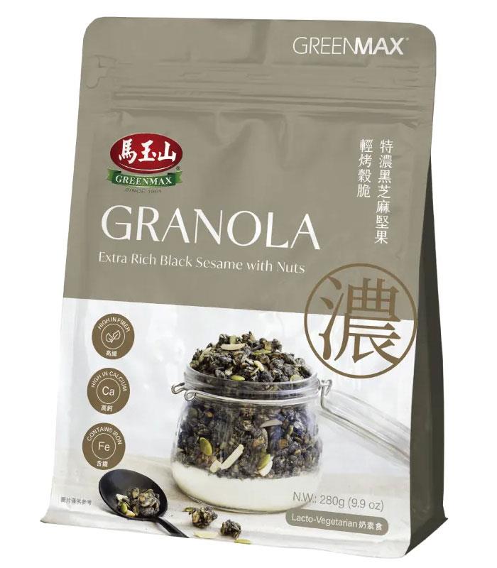 馬玉山 - 輕烤穀脆-特濃黑芝麻堅果  - 280g
