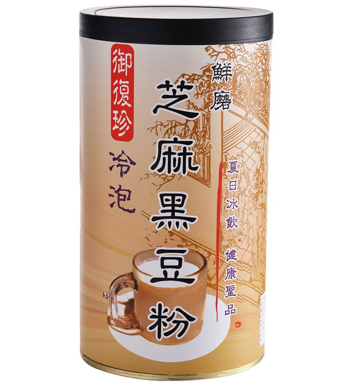 MyHuo Recommended Snacks 買貨推薦零食 - 御復珍 冷泡芝麻黑豆粉-添加冰糖  - 460g