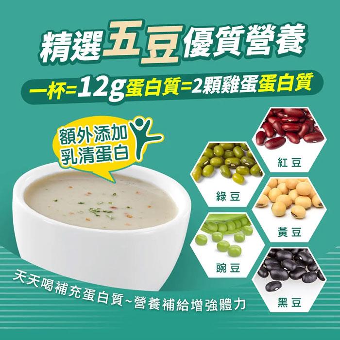 MyHuo Recommended Snacks 買貨推薦零食 - 萬歲牌 機能增體力五豆堅果飲(鹹口味)  - 10包/