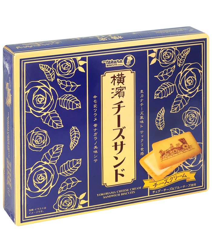 MyHuo Recommended Snacks 買貨推薦零食 - 寶製果 橫濱起司風味夾心餅乾  - 16入