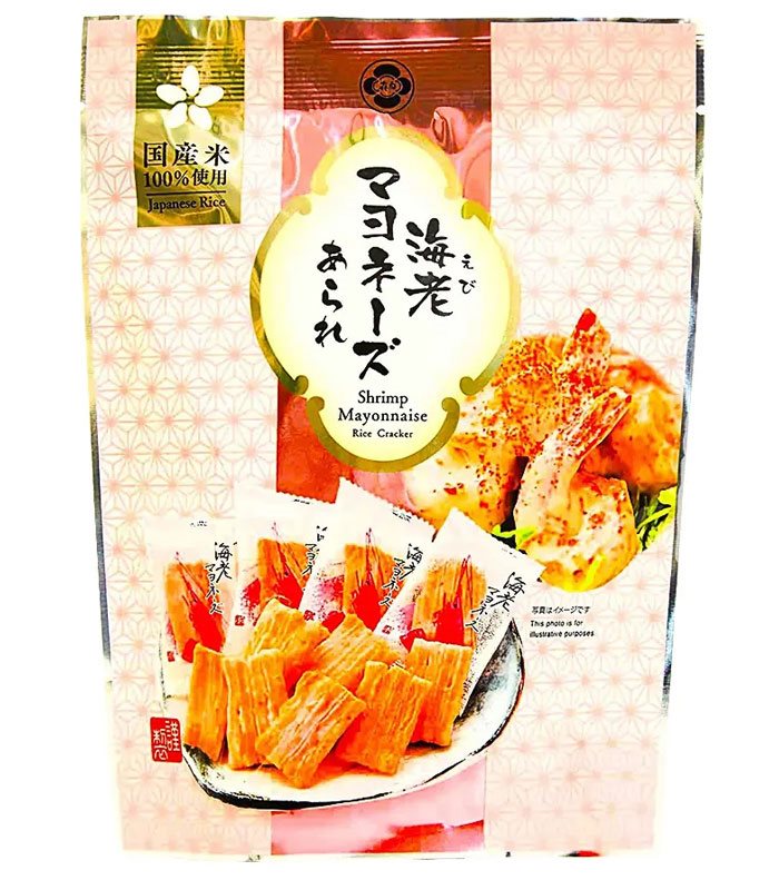 MyHuo Recommended Snacks 買貨推薦零食 - 森白 美乃滋海老蝦米果  - 32g