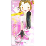 KAI - KQ-3078 迷你眉毛剪附梳(黑)-1入