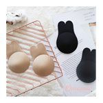 Qmomo - 【兔兔挺你】 3cm Up美胸拉提透氣胸貼(黑)