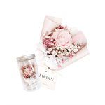 MYHUO LifeStyle - LJ.Flower 詩意花園 永生玫瑰小花罐(溫柔櫻花粉)-1入