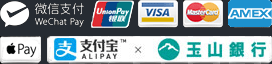 visa mastercard alipay paypal unionpay